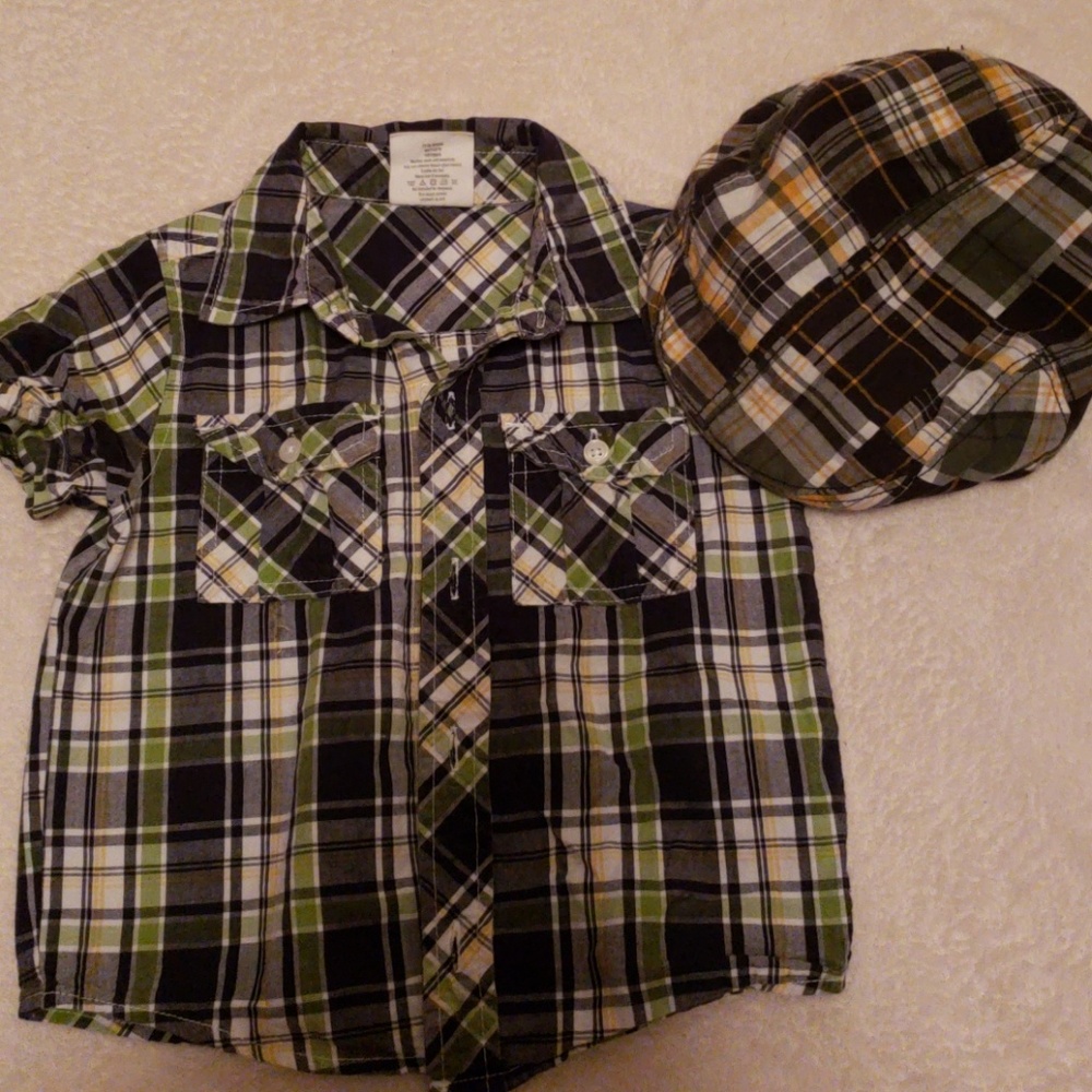 Boys hat and shirt